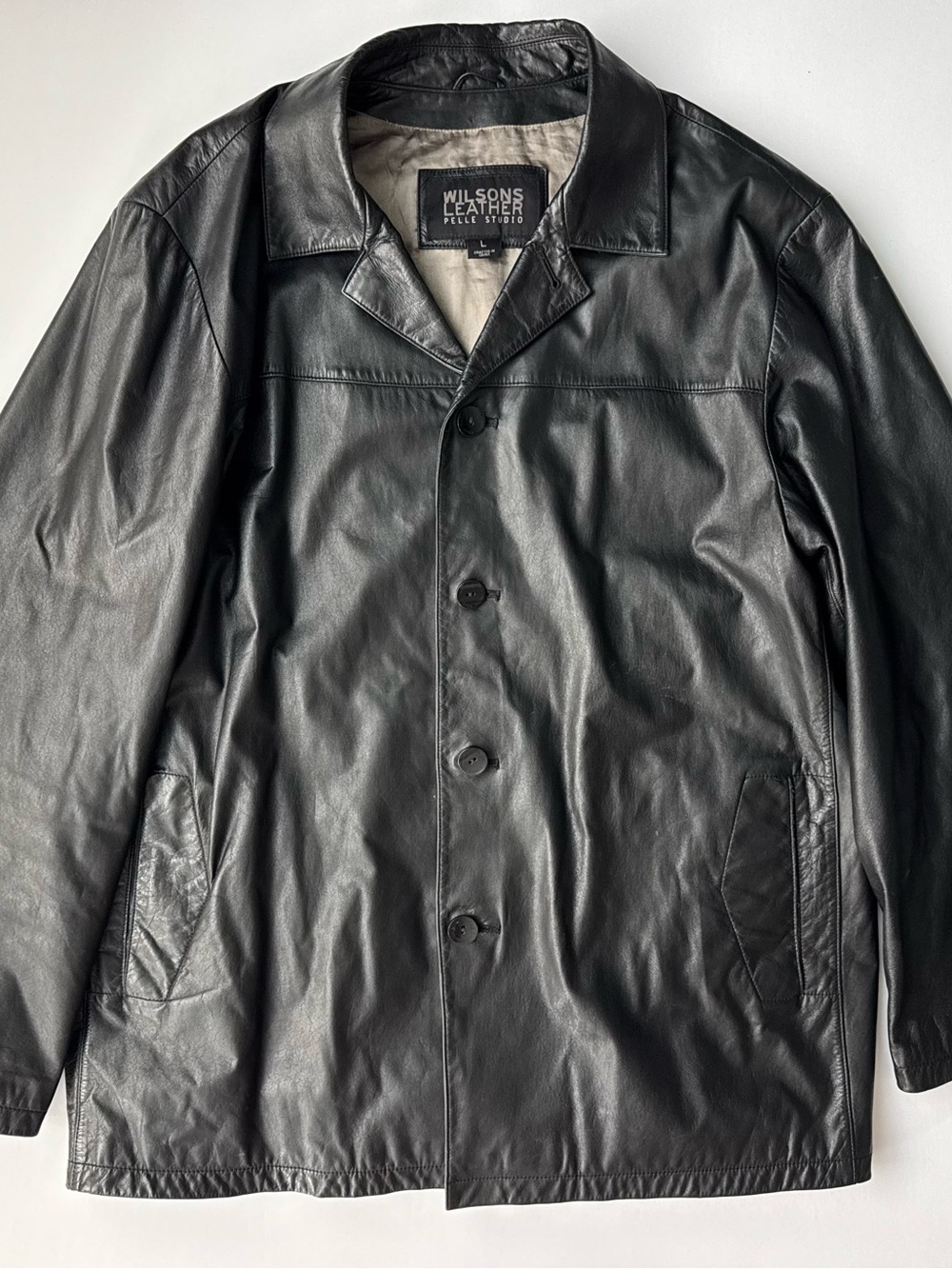 Wilsons Leather Jacket Classic Timeless Streetwear Grunge 90s Vintage Y2K
